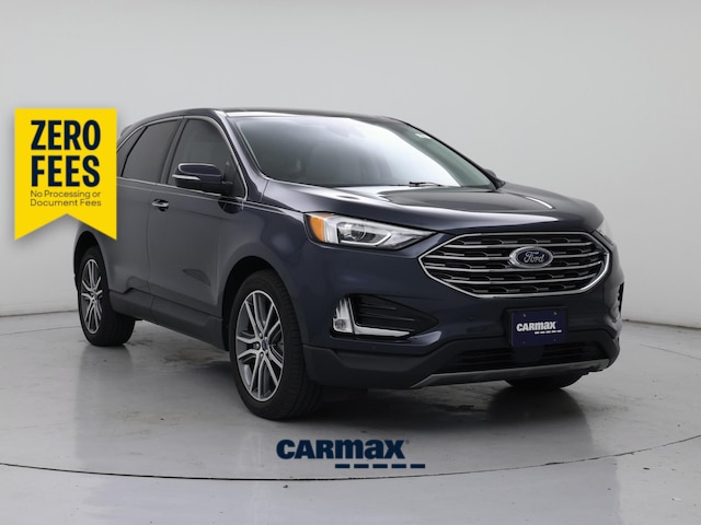 Blue 2022 Ford Edge SUV / Crossover All-Wheel Drive Automatic