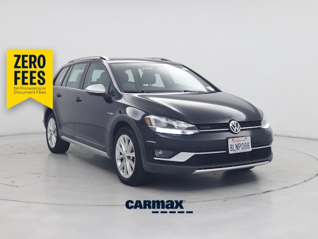 Black 2019 Volkswagen Golf Alltrack Wagon All-Wheel Drive Automatic