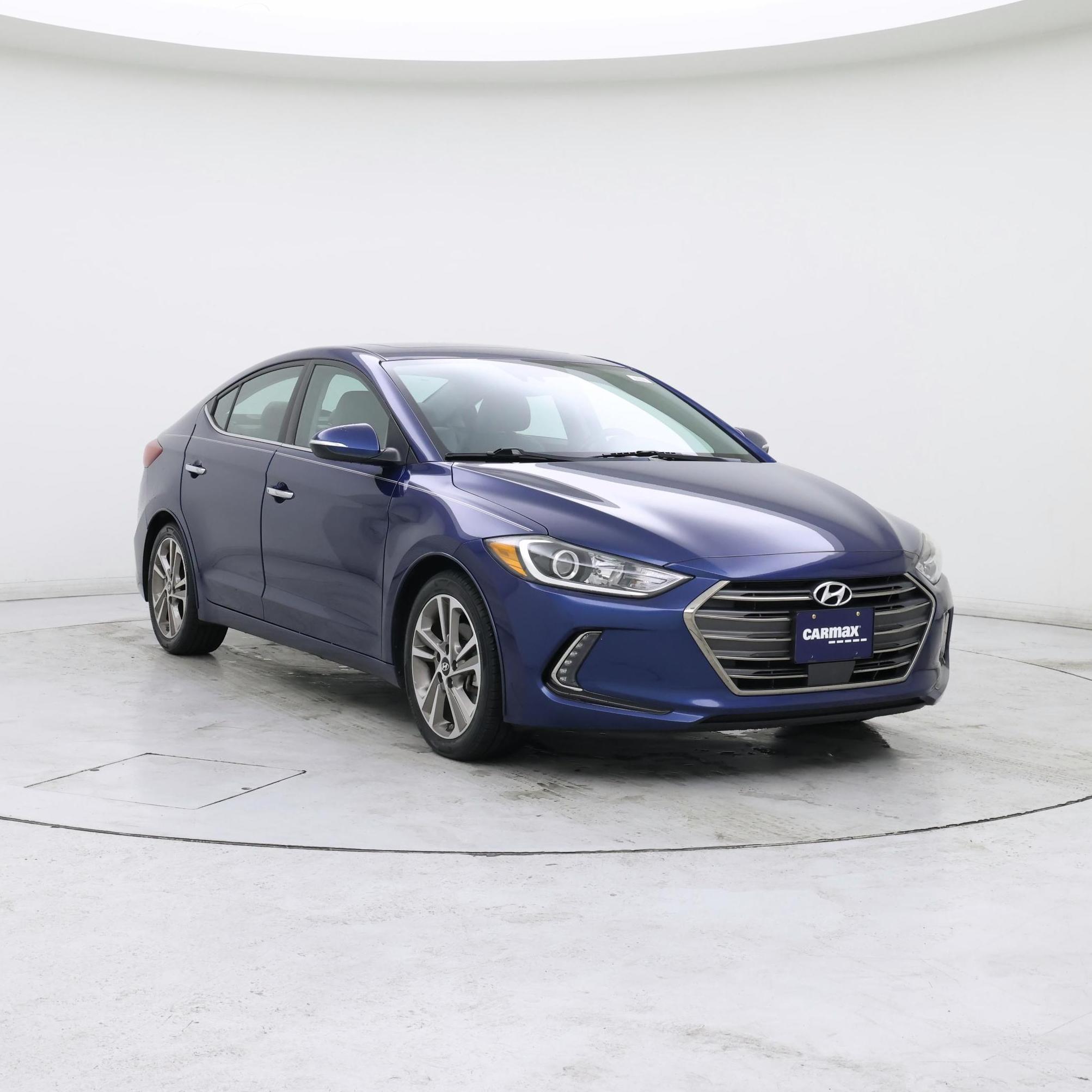 Blue 2017 Hyundai Elantra Sedan Front-Wheel Drive Automatic