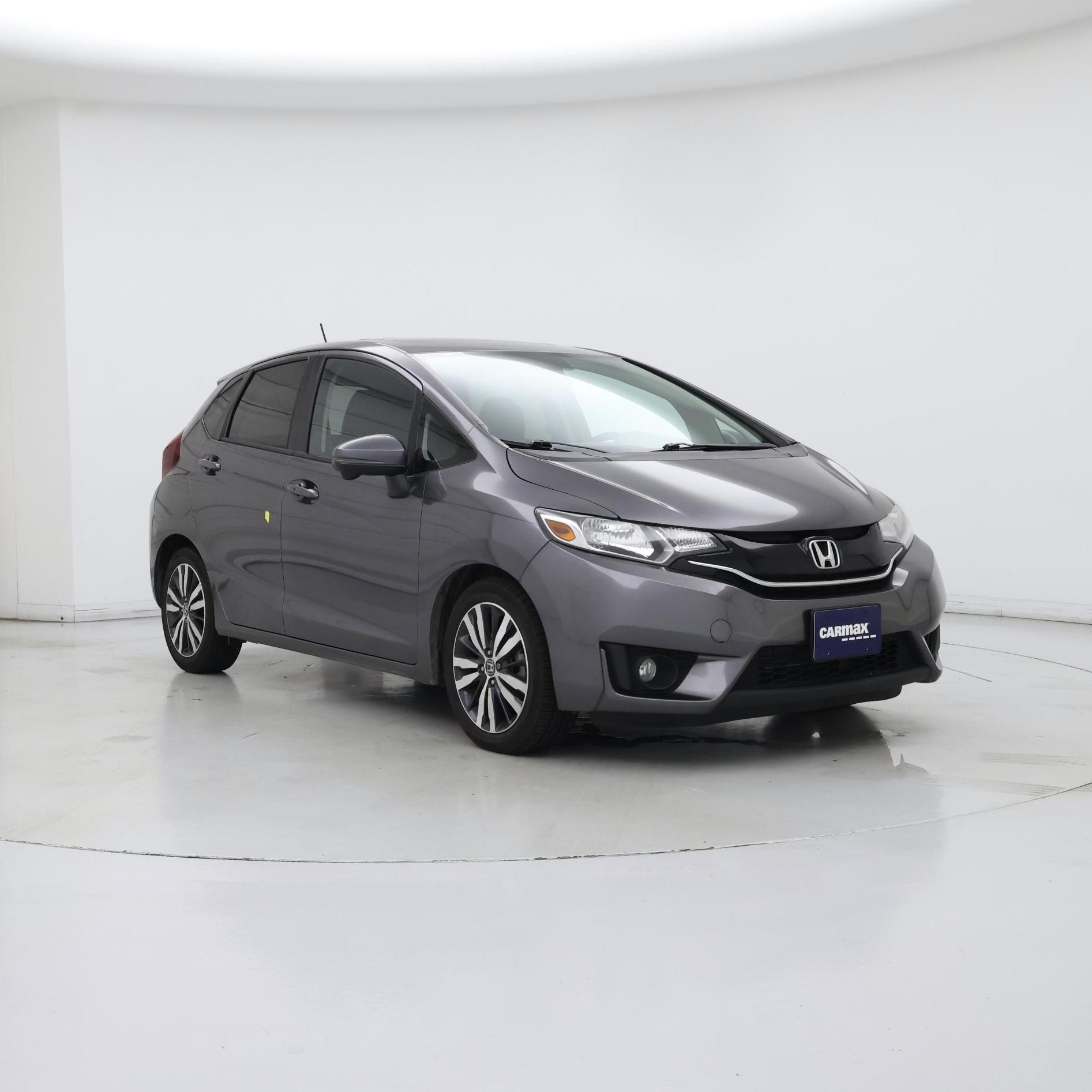 Gray 2016 Honda Fit Hatchback Front-Wheel Drive Automatic