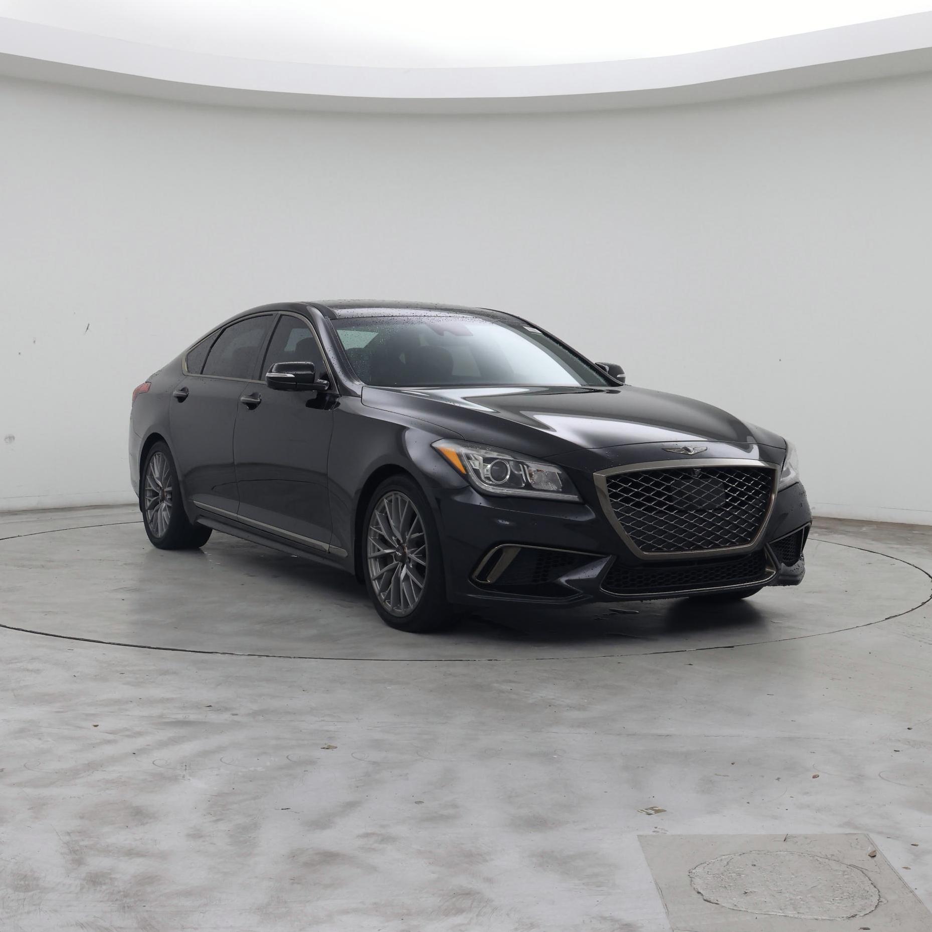 Black 2019 Genesis G80 Sedan  Automatic