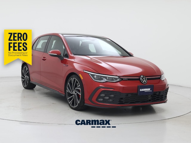 Red 2023 Volkswagen Golf GTI Hatchback Front-Wheel Drive Automatic