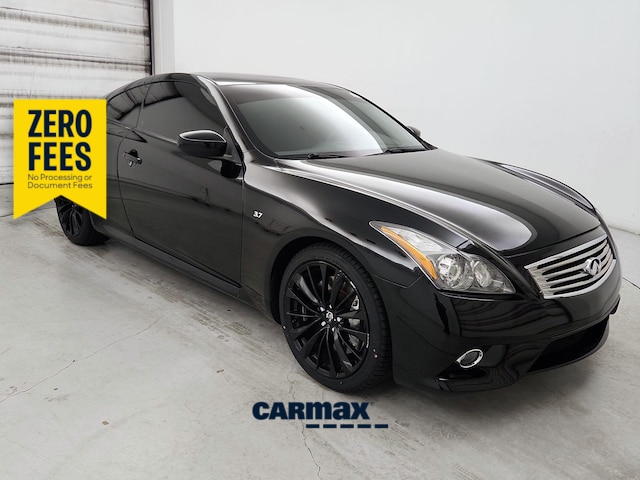 Black 2015 INFINITI Q60 Coupe Rear-Wheel Drive Automatic