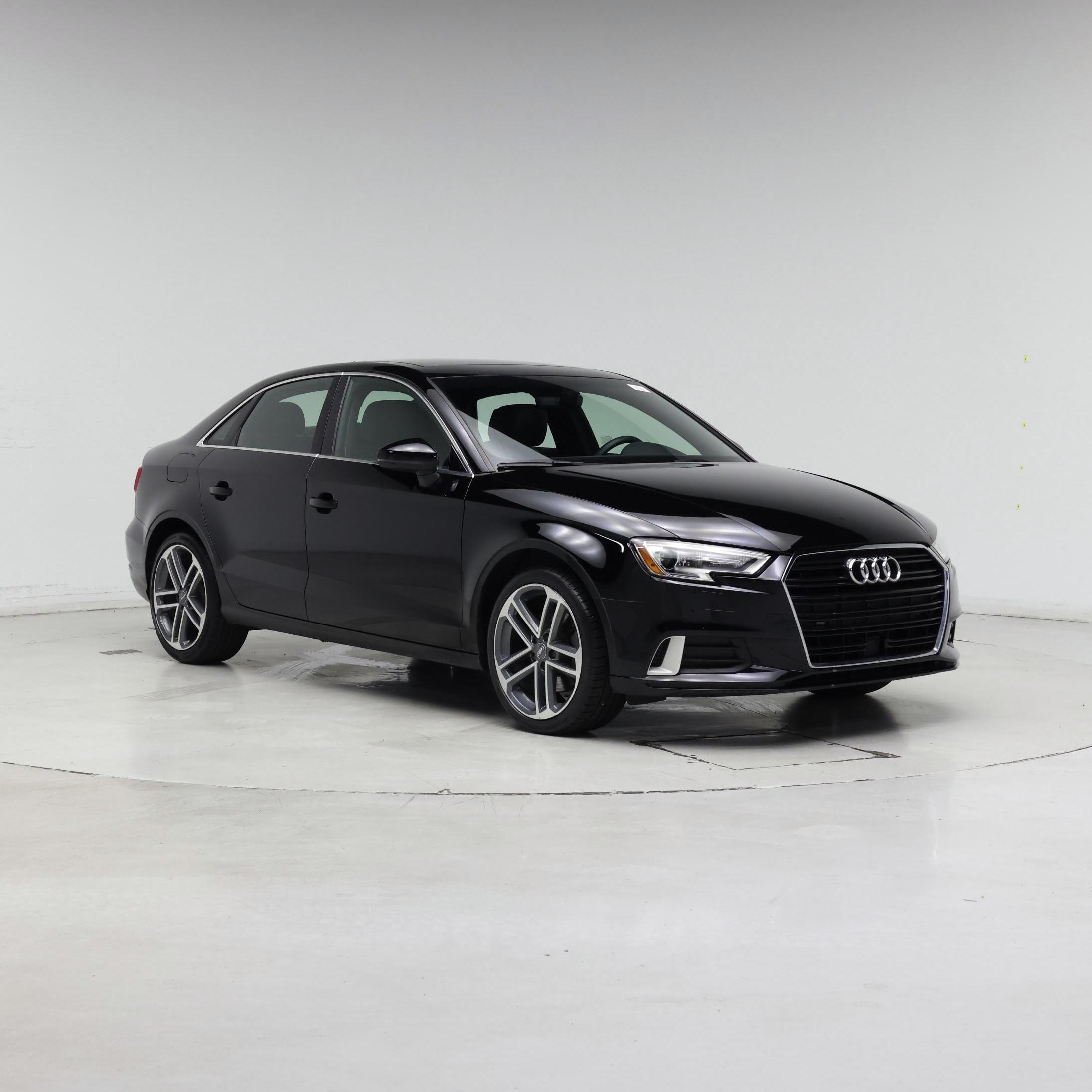 Black 2019 Audi A3 Sedan Front-Wheel Drive Automatic