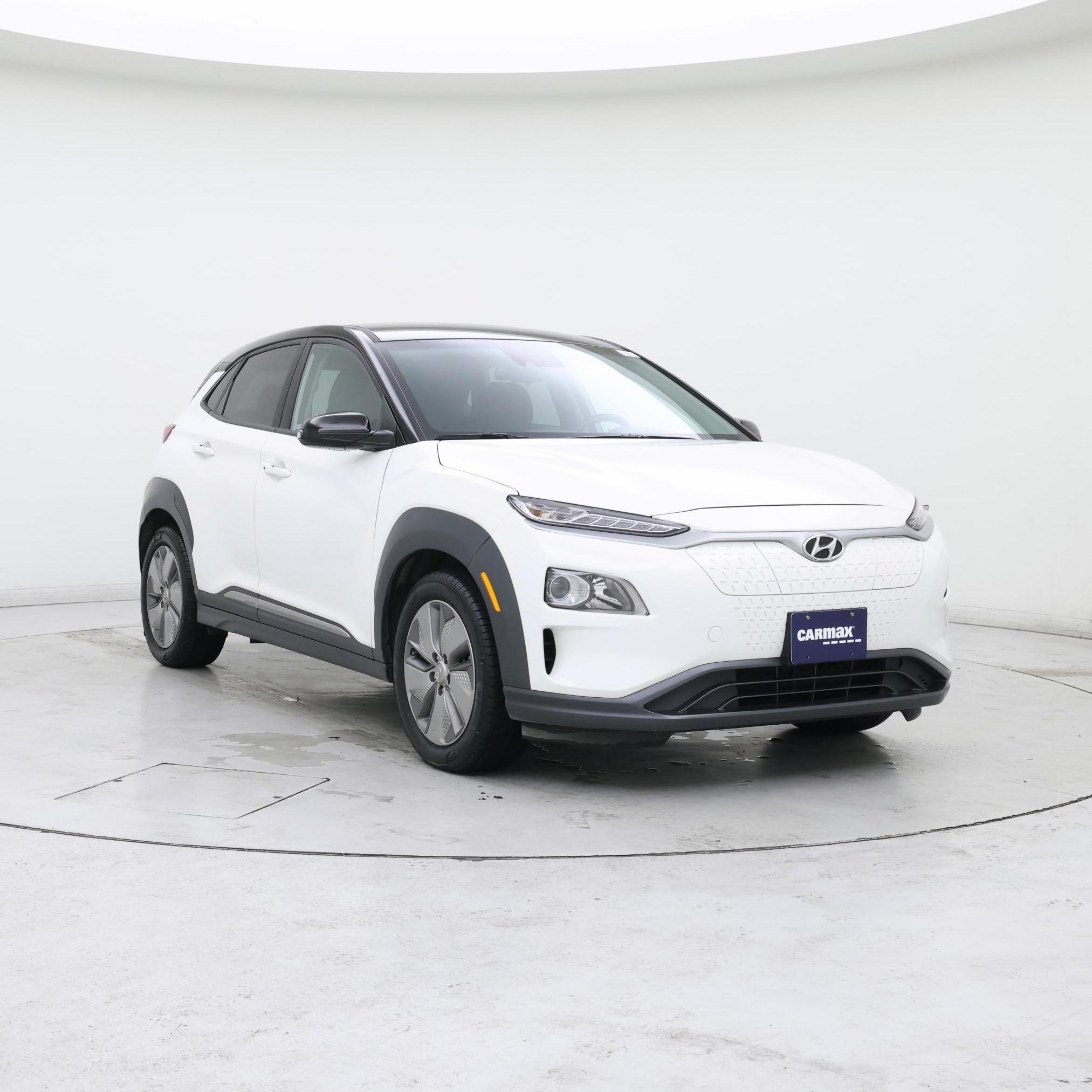White 2021 Hyundai Kona Electric SUV / Crossover Front-Wheel Drive Automatic