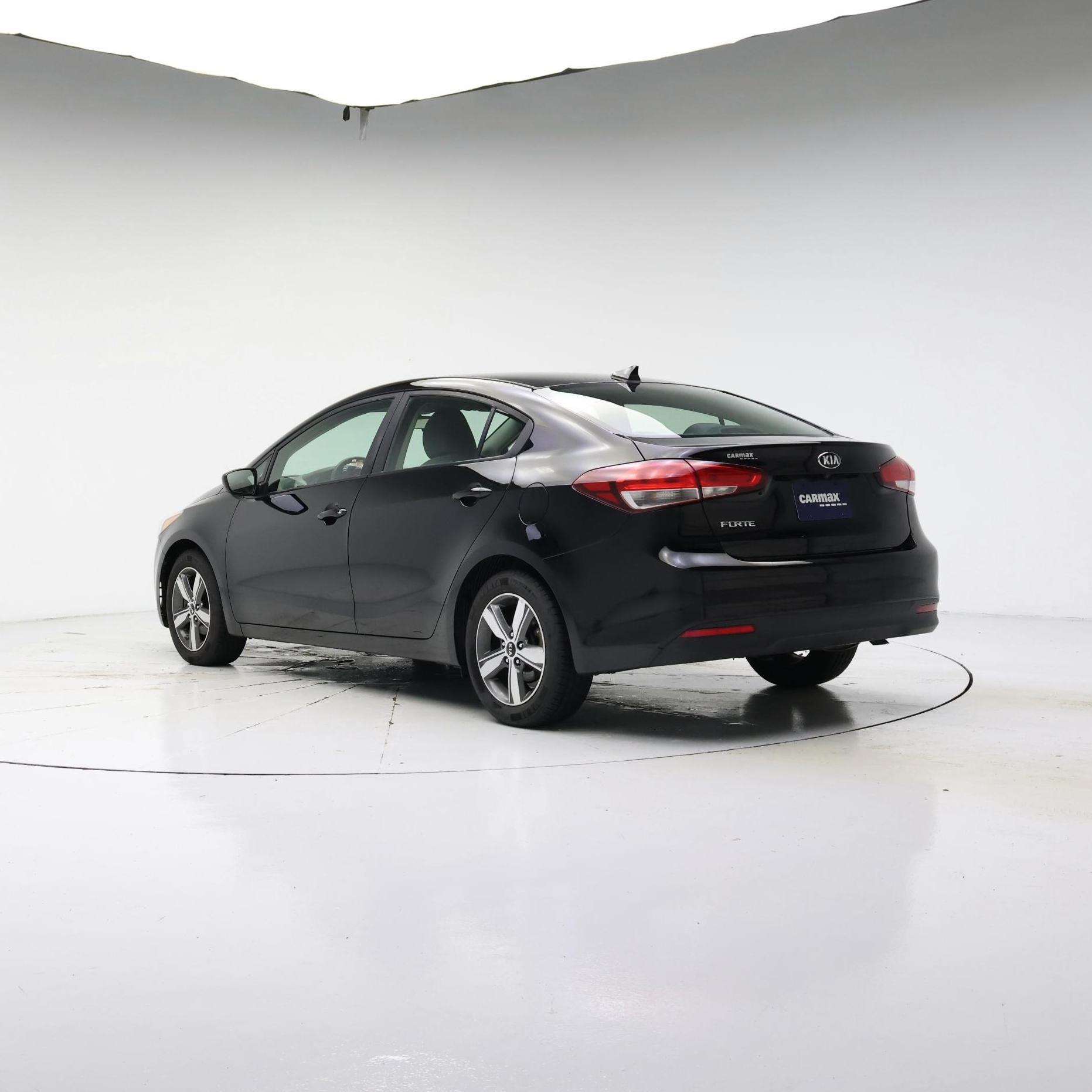Black 2018 Kia Forte Sedan Front-Wheel Drive Automatic