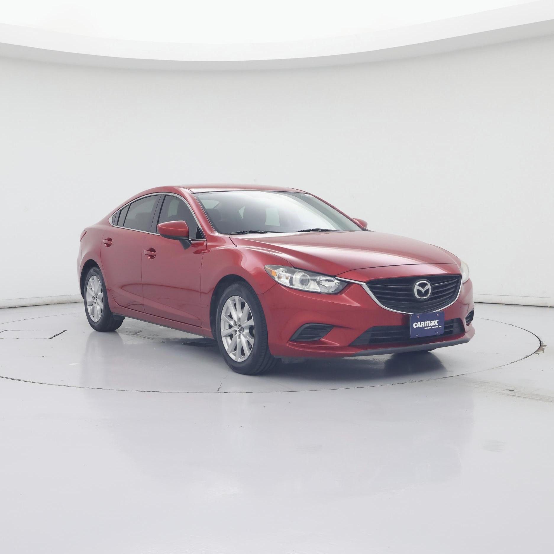 Red 2016 Mazda MAZDA6 Sedan Front-Wheel Drive Automatic
