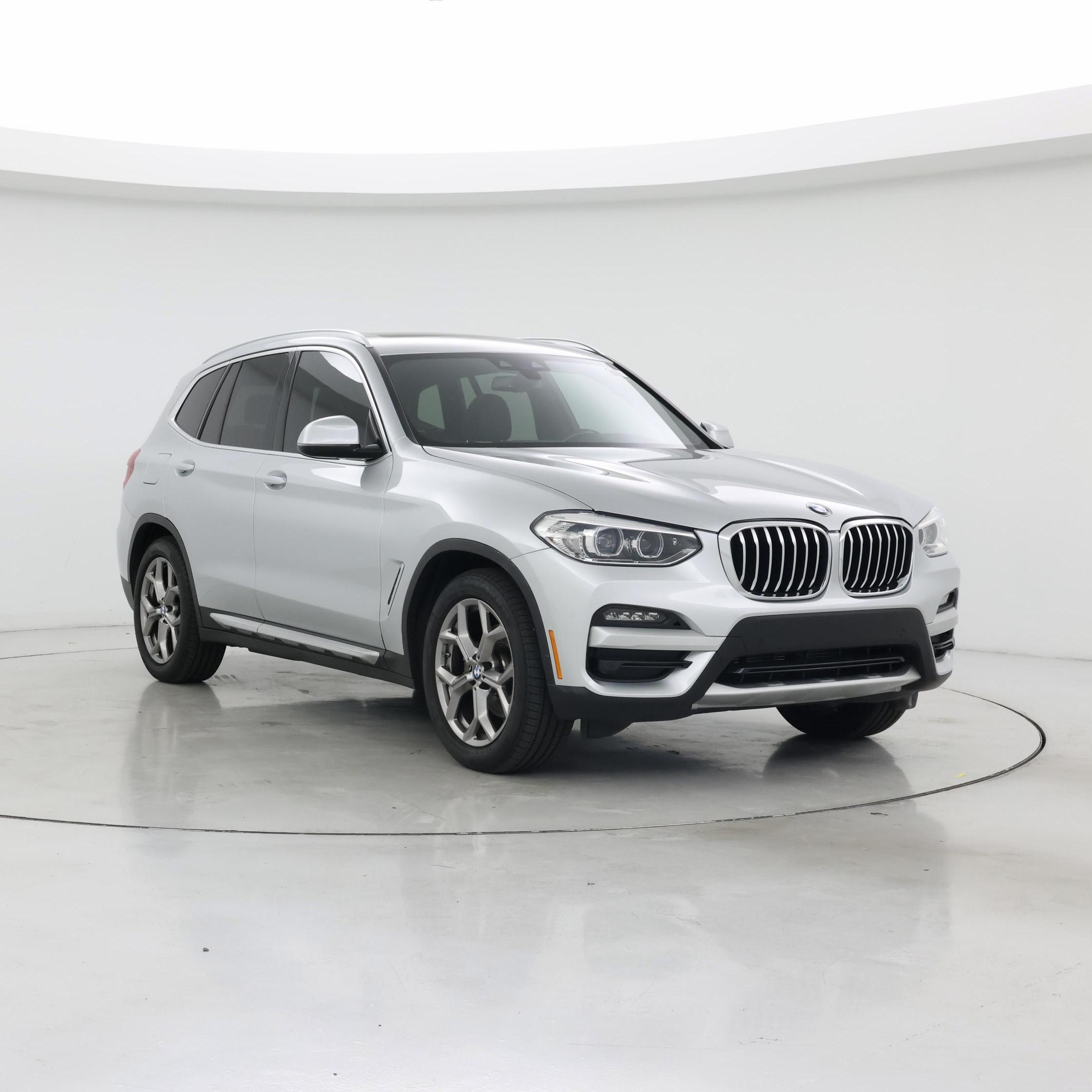 Silver 2021 BMW X3 SUV / Crossover Rear-Wheel Drive Automatic