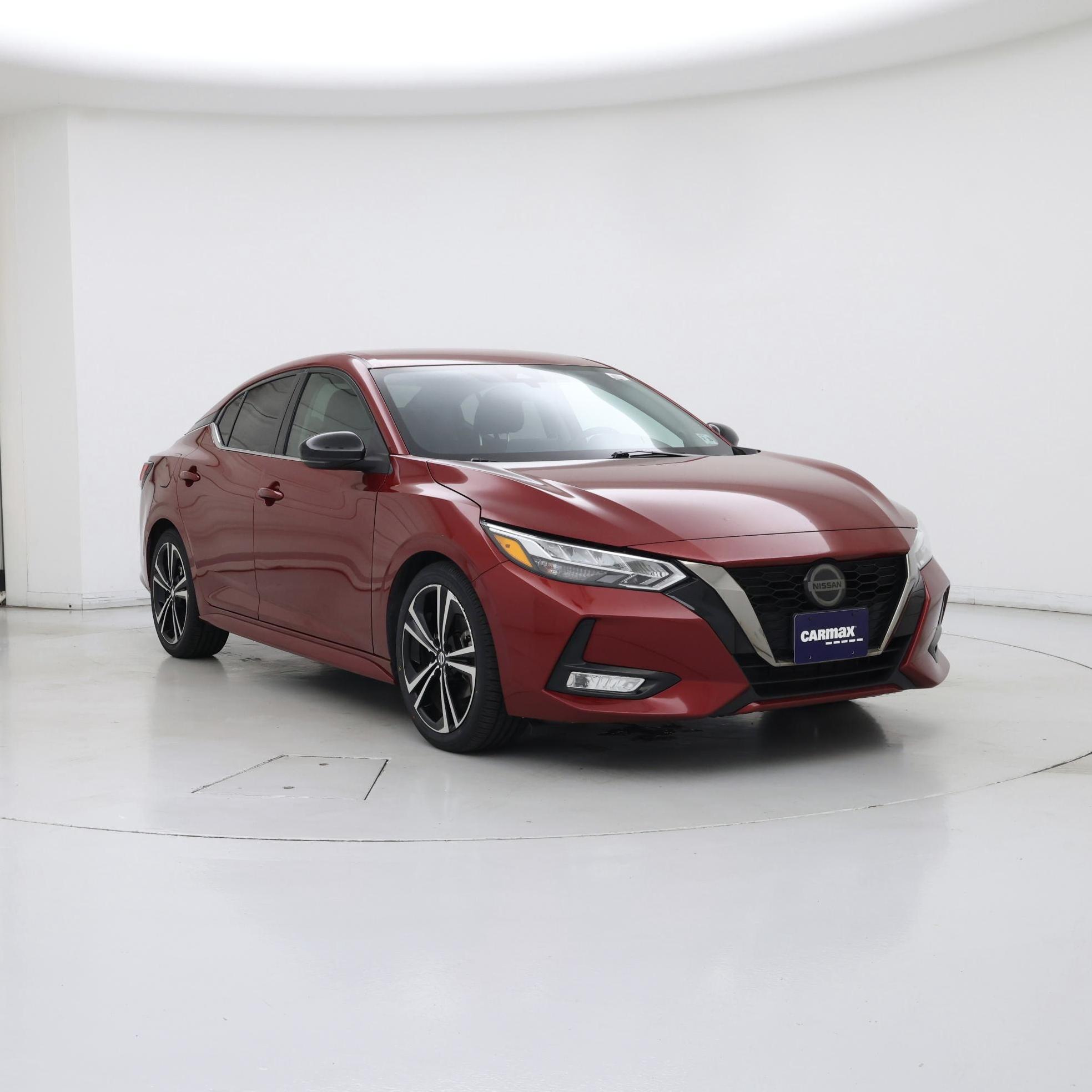 Red 2022 Nissan Sentra Sedan Front-Wheel Drive Automatic