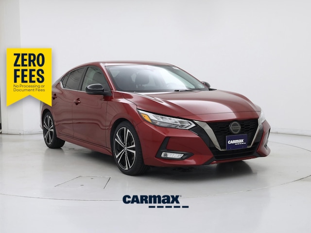 Red 2022 Nissan Sentra Sedan Front-Wheel Drive Automatic