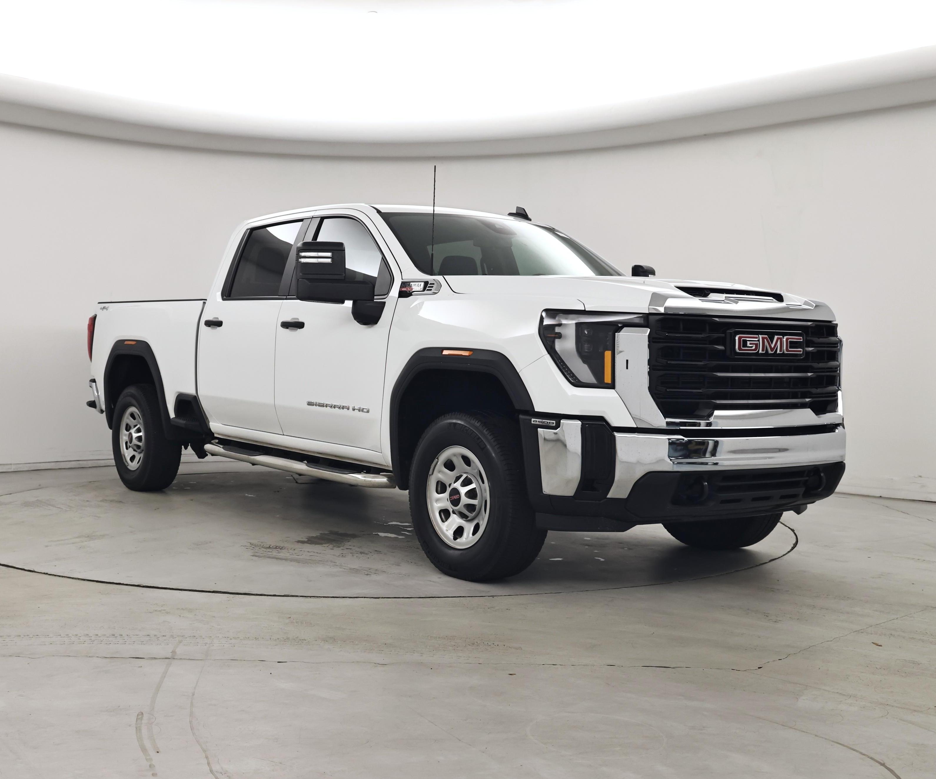 White 2024 GMC Sierra 2500HD Pickup Truck Four-Wheel Drive Automatic