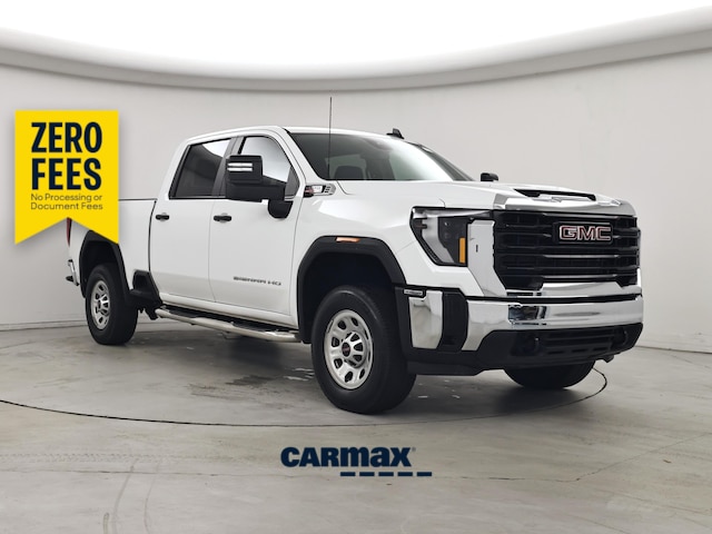 White 2024 GMC Sierra 2500HD Pickup Truck Four-Wheel Drive Automatic
