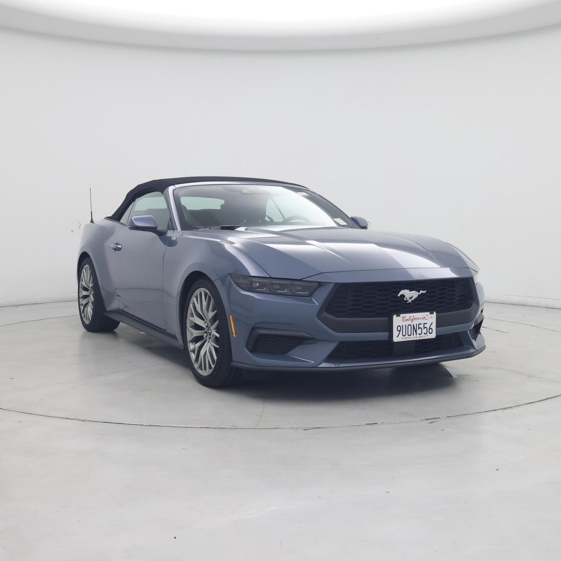 Blue 2025 Ford Mustang Convertible Rear-Wheel Drive Automatic