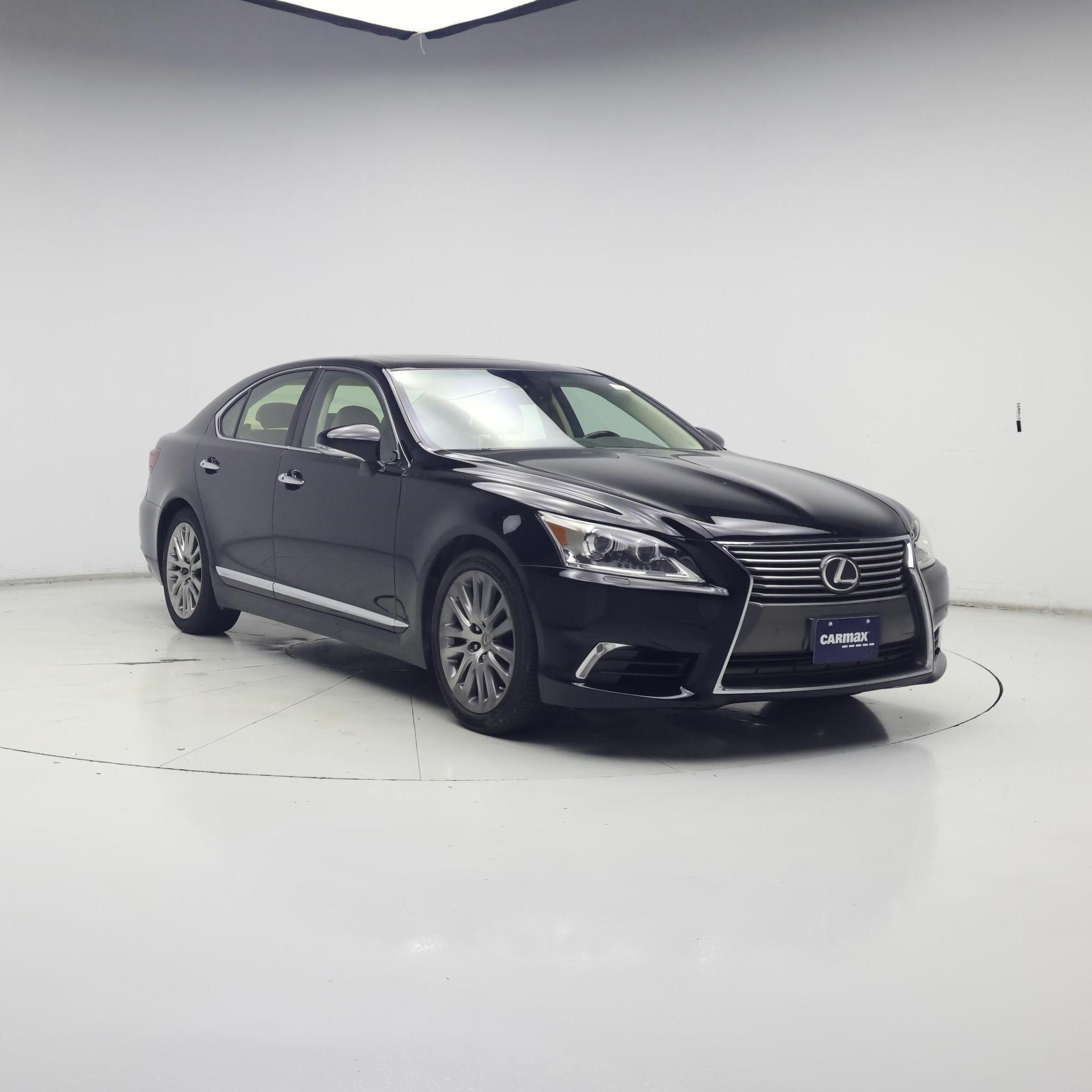 Black 2014 Lexus LS Sedan Rear-Wheel Drive Automatic