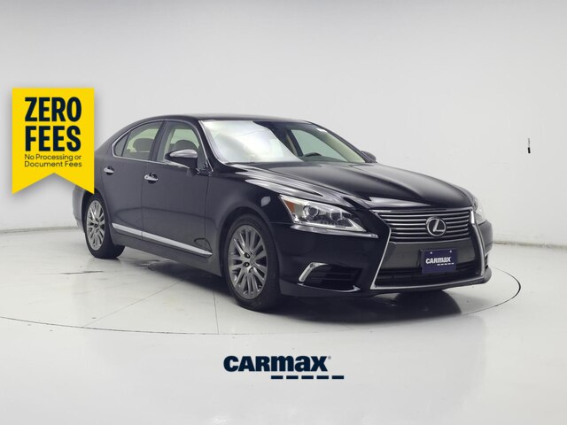 Black 2014 Lexus LS Sedan Rear-Wheel Drive Automatic