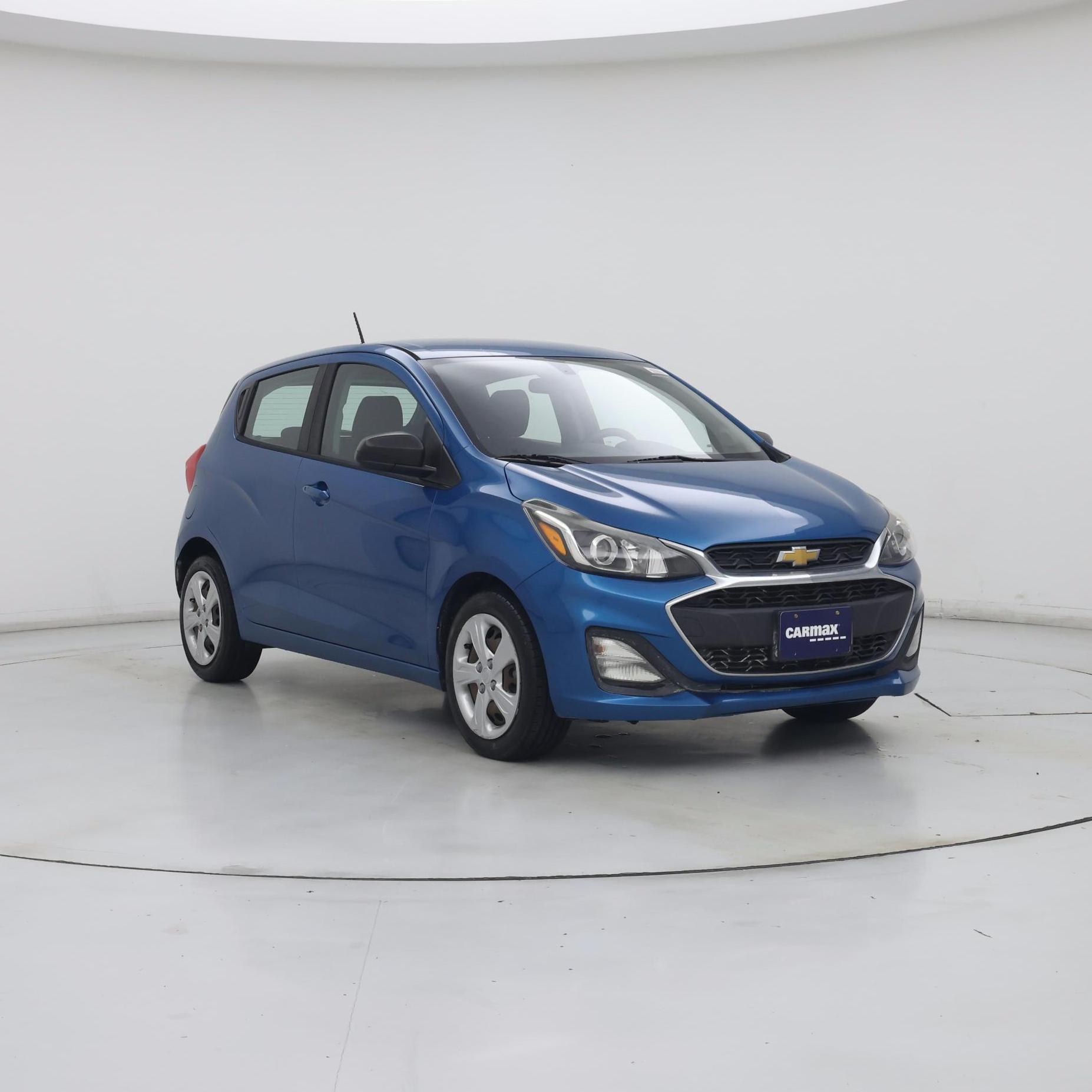 Blue 2020 Chevrolet Spark Hatchback Front-Wheel Drive Automatic