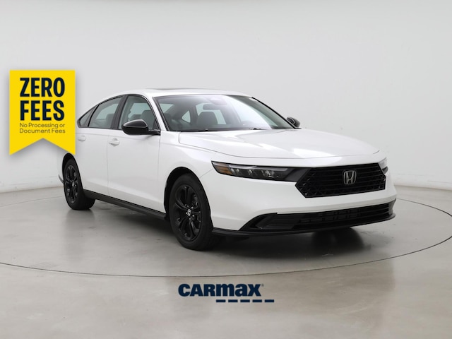 White 2025 Honda Accord Sedan Front-Wheel Drive Automatic
