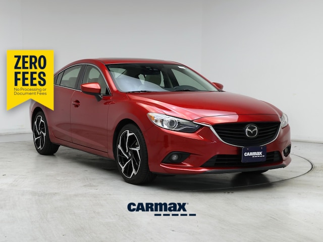 Red 2015 Mazda MAZDA6 Sedan Front-Wheel Drive Automatic