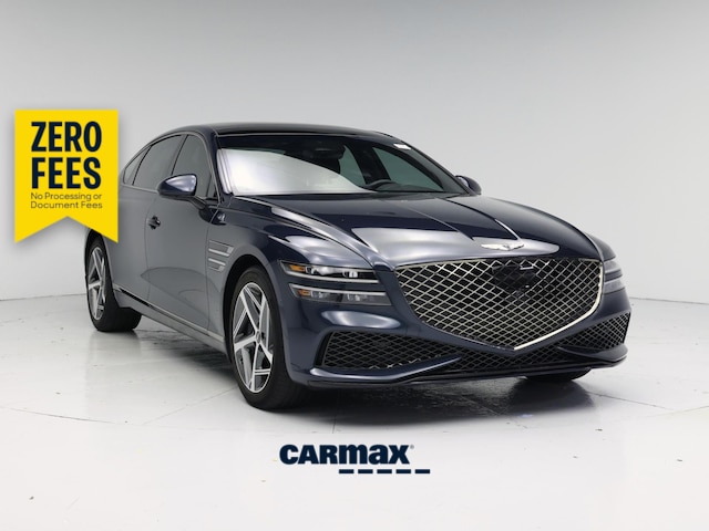 Blue 2024 Genesis G80 Sedan All-Wheel Drive Automatic