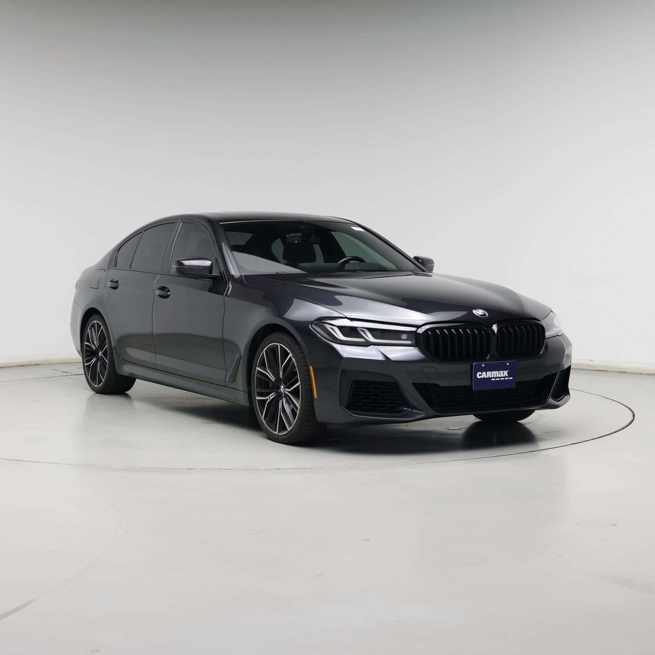 Gray 2022 BMW 5 Series Sedan All-Wheel Drive Automatic
