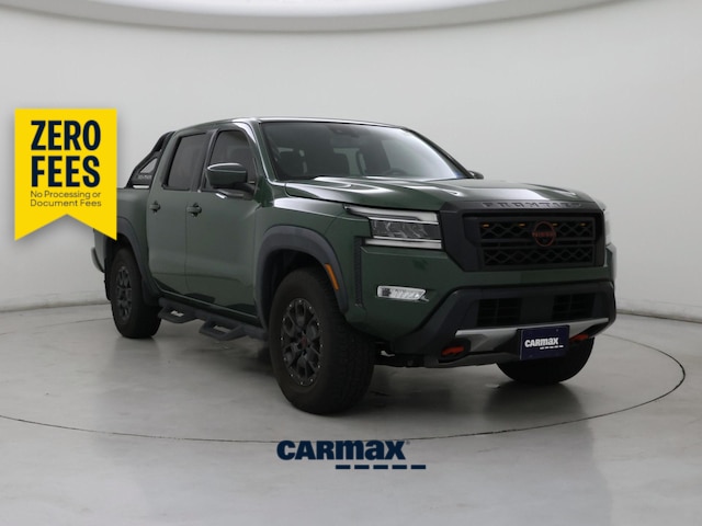 Green 2022 Nissan Frontier Pickup Truck Four-Wheel Drive Automatic