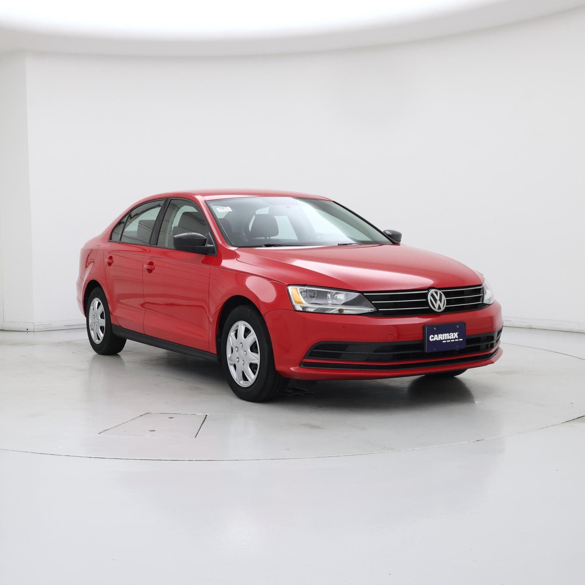 Red 2015 Volkswagen Jetta Sedan Front-Wheel Drive Automatic