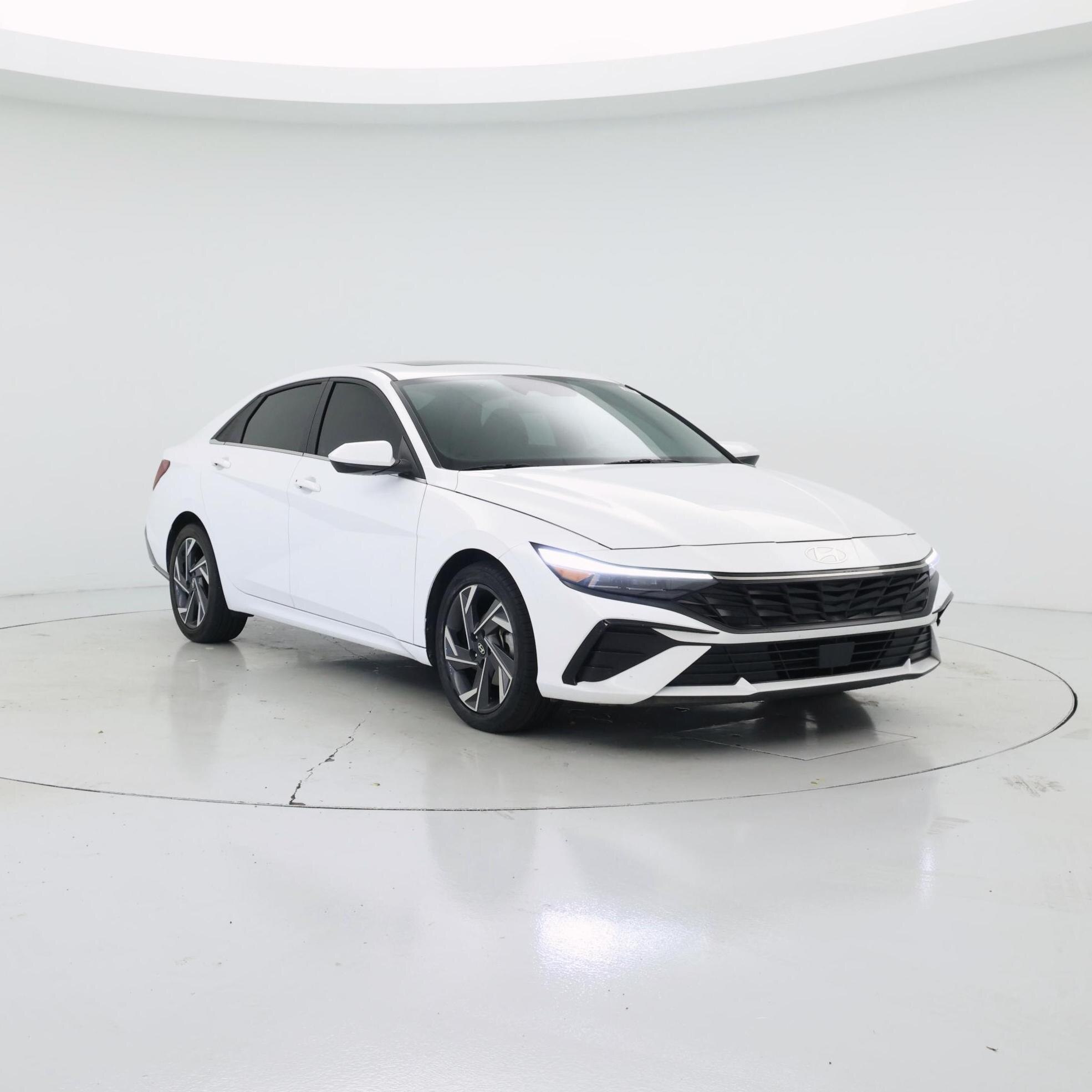 White 2025 Hyundai Elantra Sedan Front-Wheel Drive Automatic