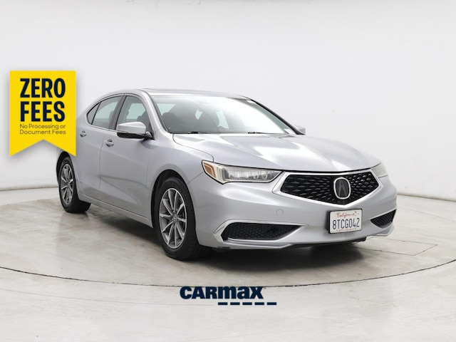 Silver 2019 Acura TLX Sedan Front-Wheel Drive Automatic