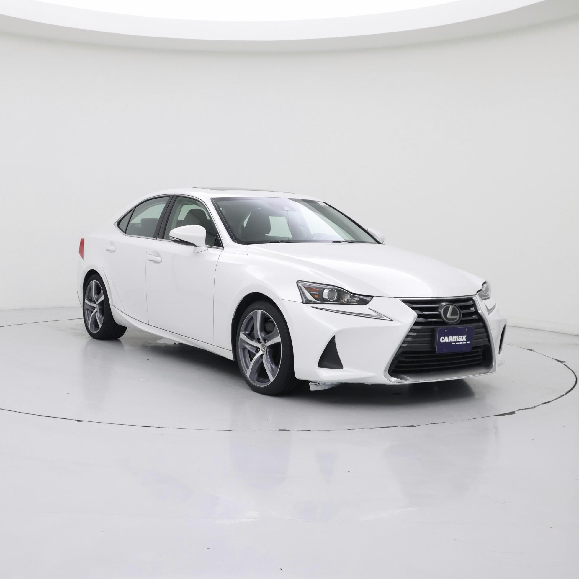 White 2018 Lexus IS Sedan Rear-Wheel Drive Automatic