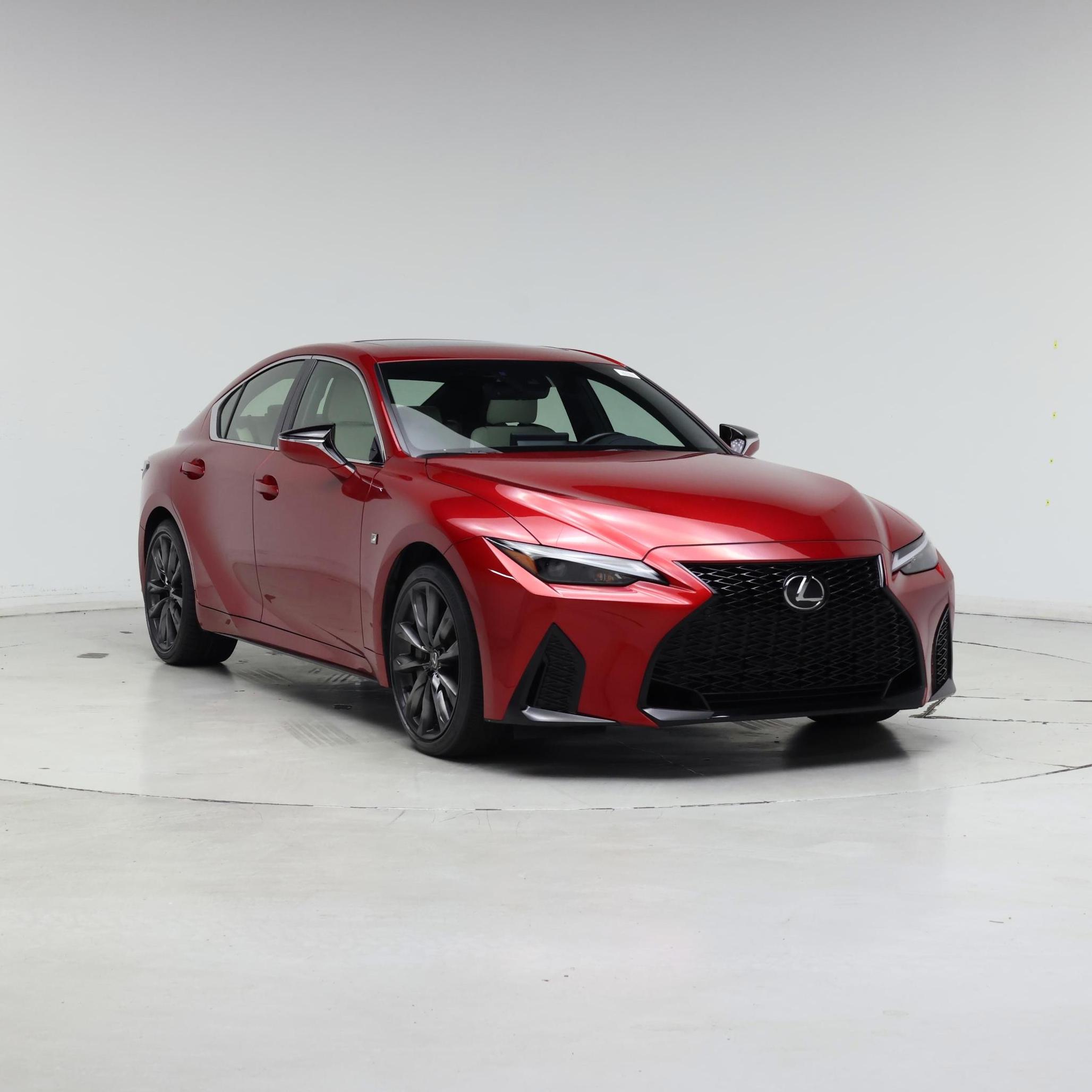 Red 2024 Lexus IS Sedan All-Wheel Drive Automatic