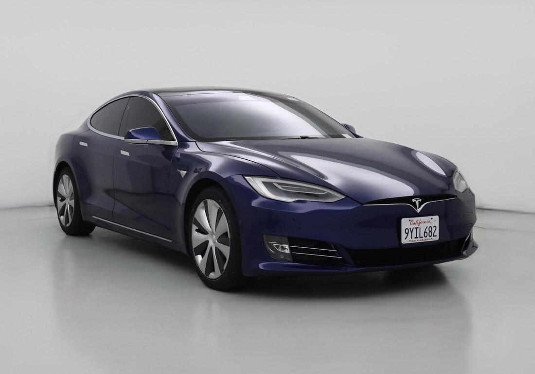 2020 Tesla Model S Long Range Plus in Blue — CarMax photo