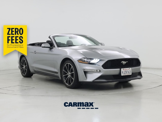 Silver 2020 Ford Mustang Convertible Rear-Wheel Drive Automatic