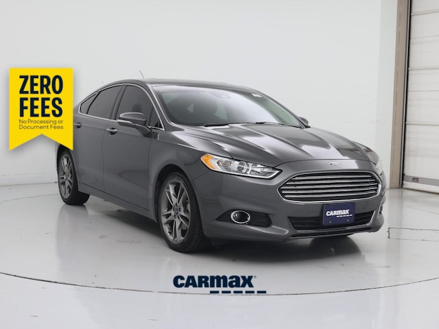 Gray 2015 Ford Fusion Sedan Front-Wheel Drive Automatic