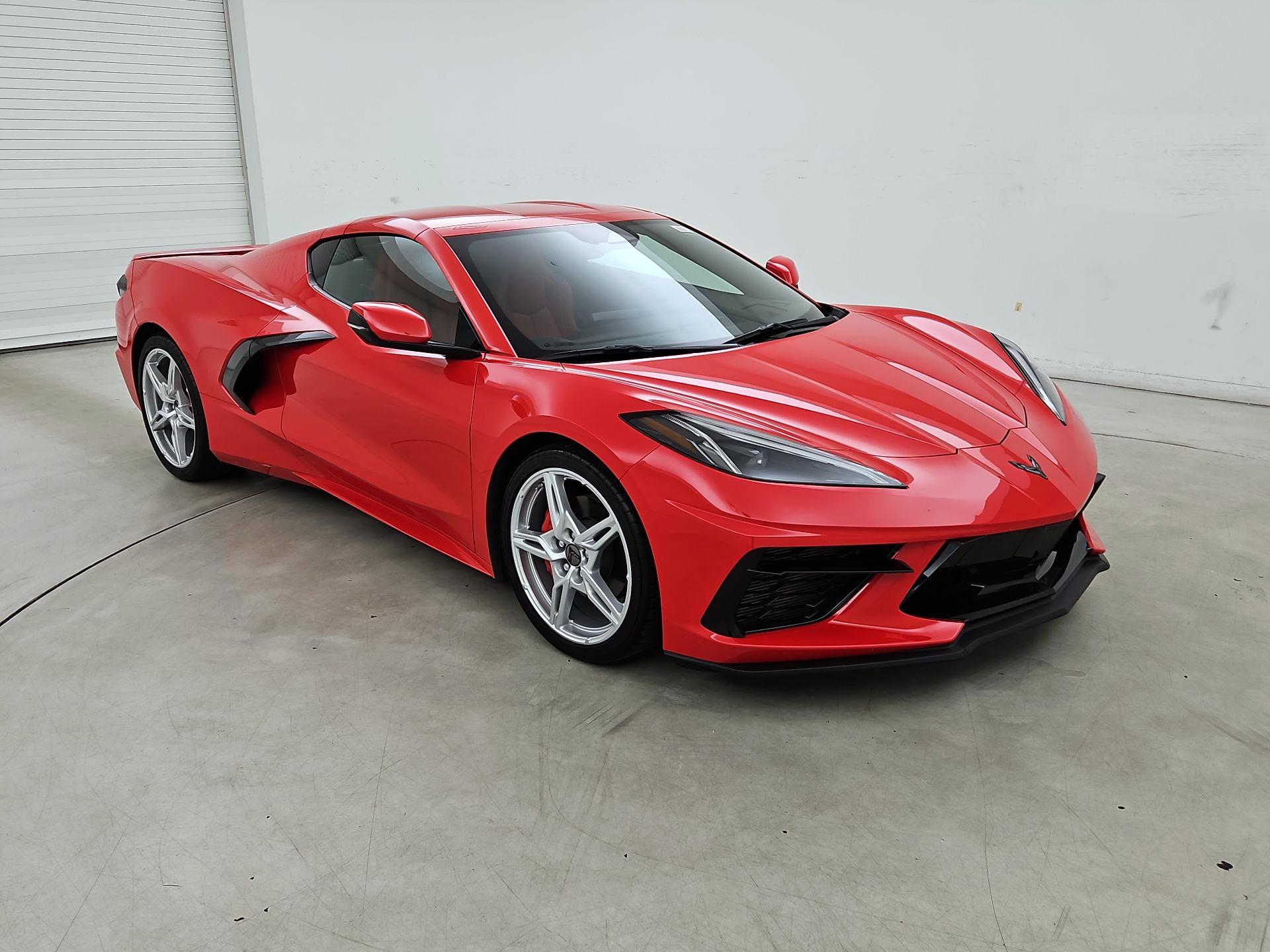 Red 2024 Chevrolet Corvette Coupe Rear-Wheel Drive Automatic