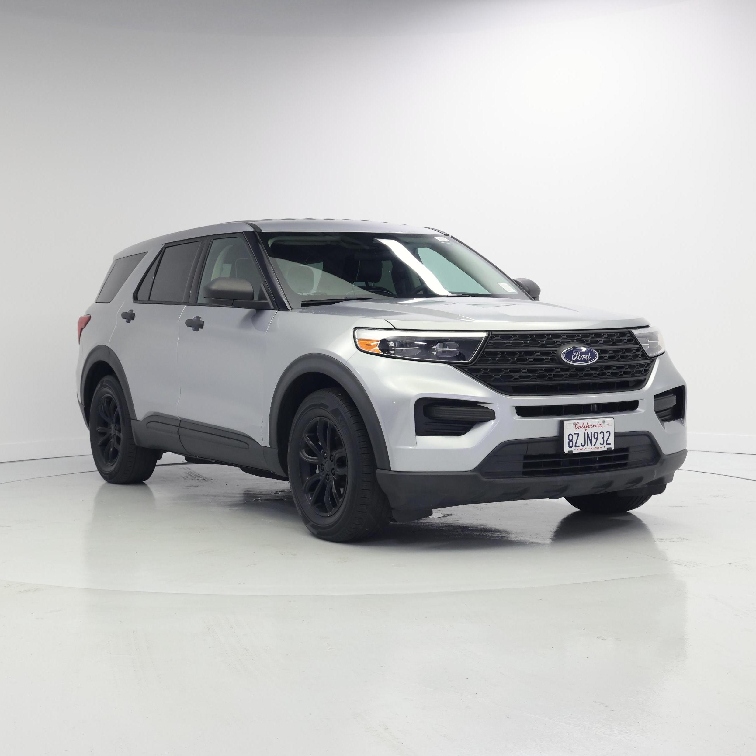 Gray 2021 Ford Explorer SUV / Crossover Rear-Wheel Drive Automatic