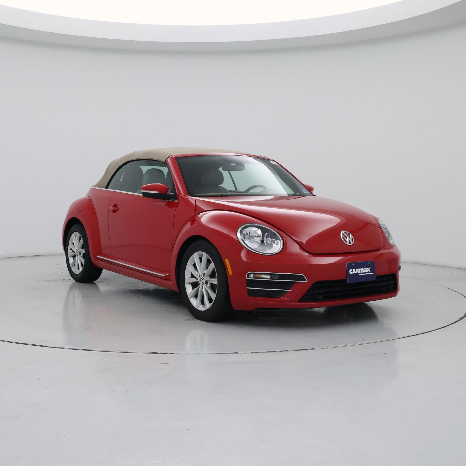 Red 2018 Volkswagen Beetle Convertible Front-Wheel Drive Automatic