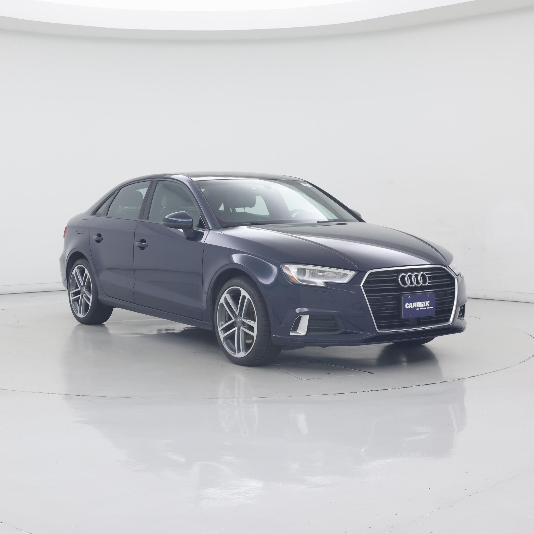 Blue 2018 Audi A3 Sedan Front-Wheel Drive Automatic