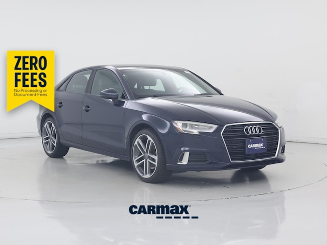 Blue 2018 Audi A3 Sedan Front-Wheel Drive Automatic