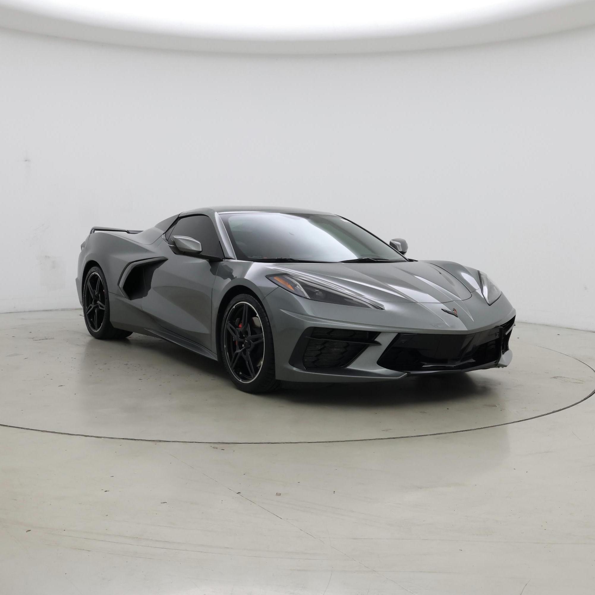 Silver 2022 Chevrolet Corvette Convertible Rear-Wheel Drive Automatic