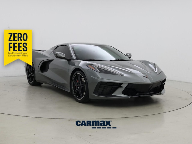 Silver 2022 Chevrolet Corvette Convertible Rear-Wheel Drive Automatic