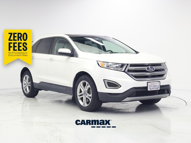 White 2017 Ford Edge SUV / Crossover Front-Wheel Drive Automatic