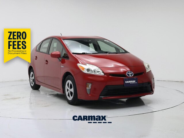 Red 2015 Toyota Prius Hatchback Front-Wheel Drive Automatic