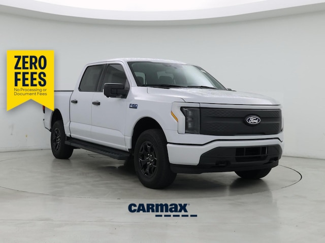 Gray 2025 Ford F-150 Lightning Pickup Truck All-Wheel Drive Automatic