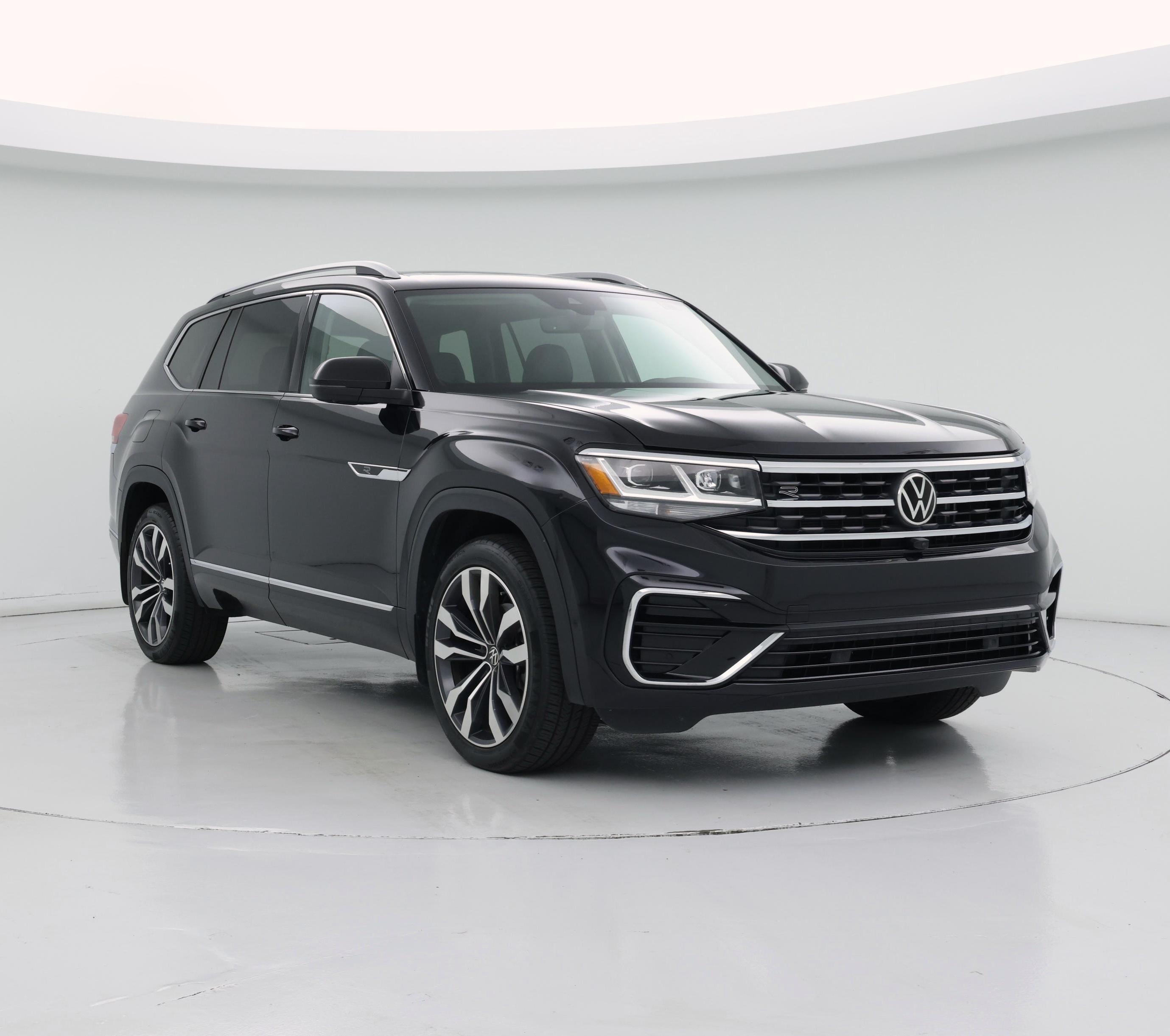 Black 2022 Volkswagen Atlas SUV / Crossover All-Wheel Drive Automatic