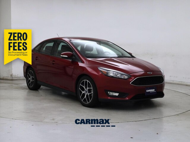 Red 2017 Ford Focus Sedan Front-Wheel Drive Automatic