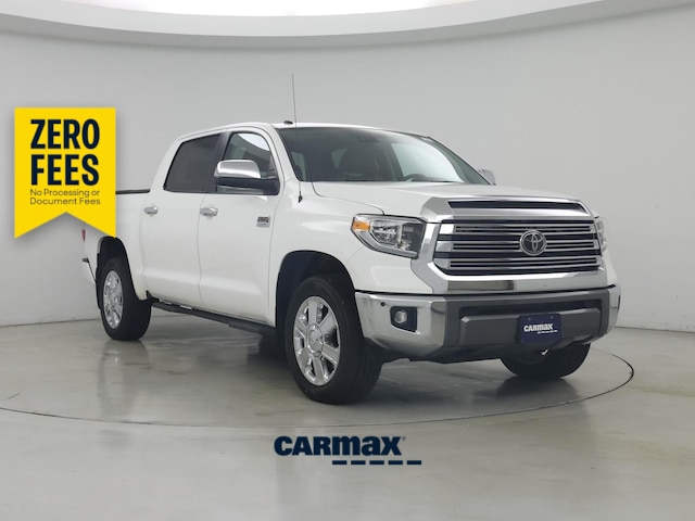 White 2019 Toyota Tundra Pickup Truck Four-Wheel Drive Automatic