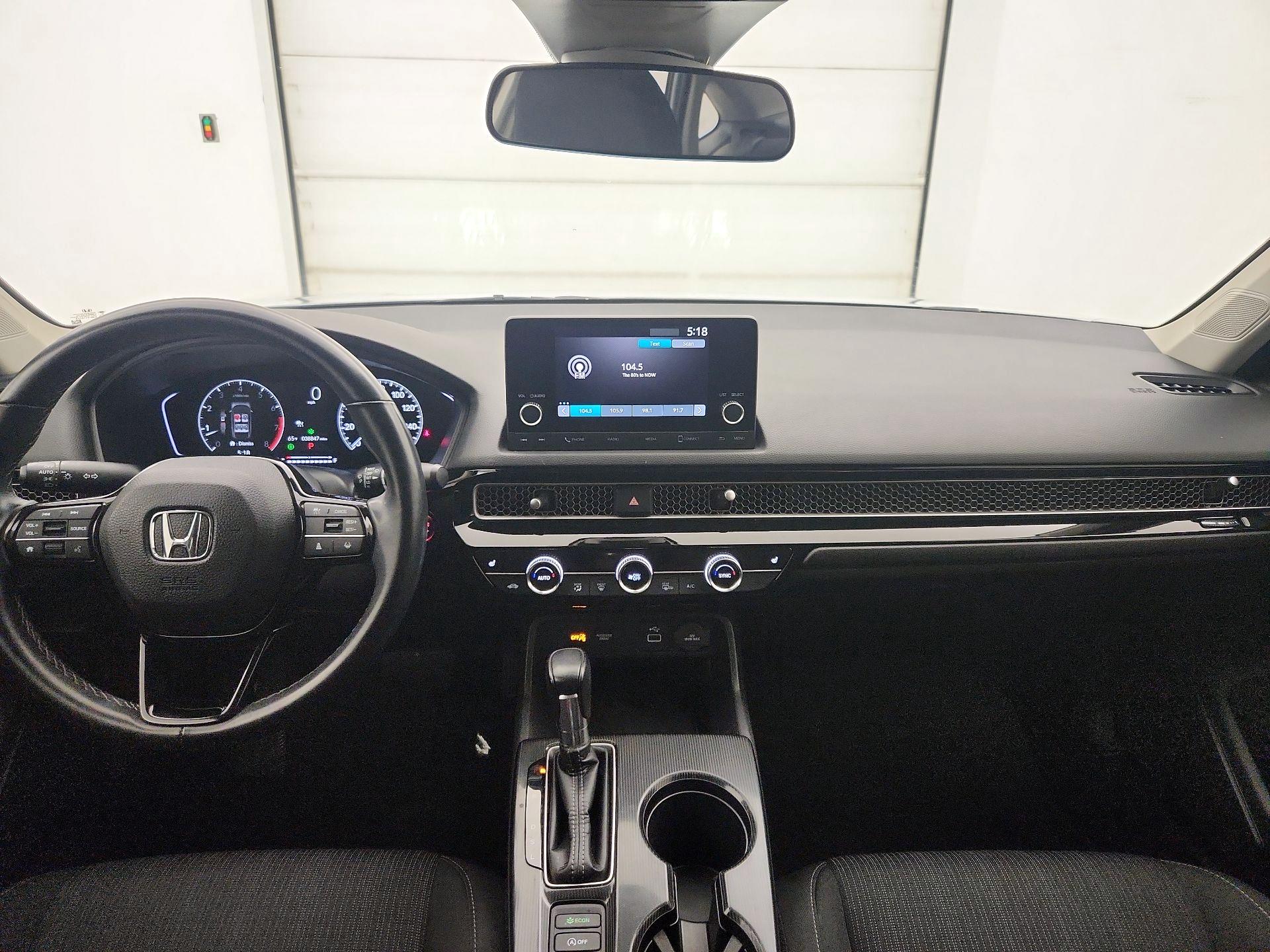 Silver 2023 Honda Civic Sedan Front-Wheel Drive Automatic