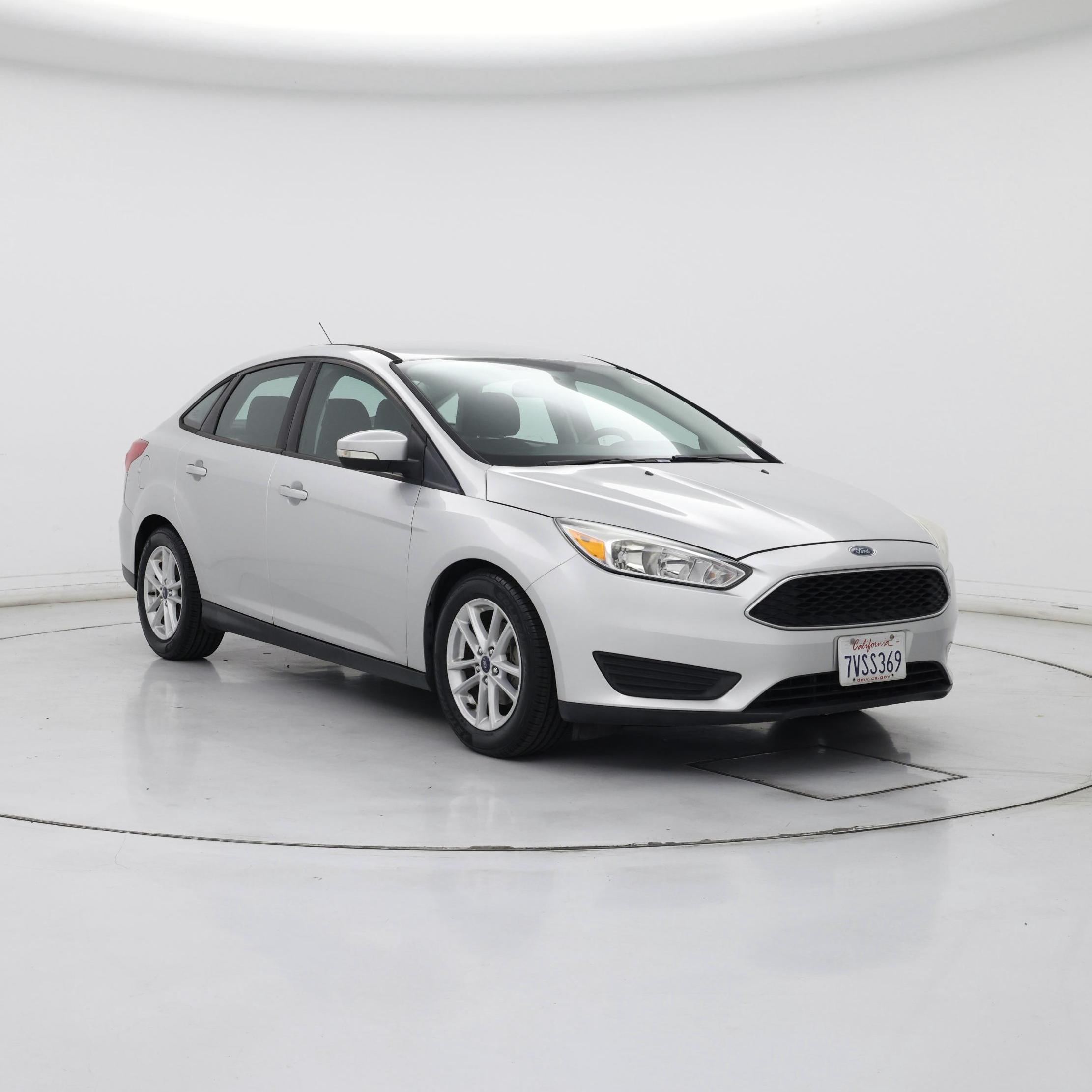 Silver 2016 Ford Focus Sedan Front-Wheel Drive Automatic