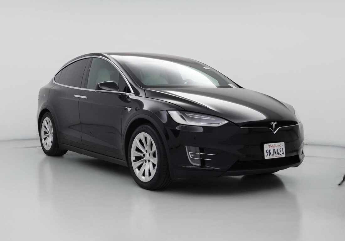 2021 Tesla Model X Long Range Plus in Black — CarMax photo