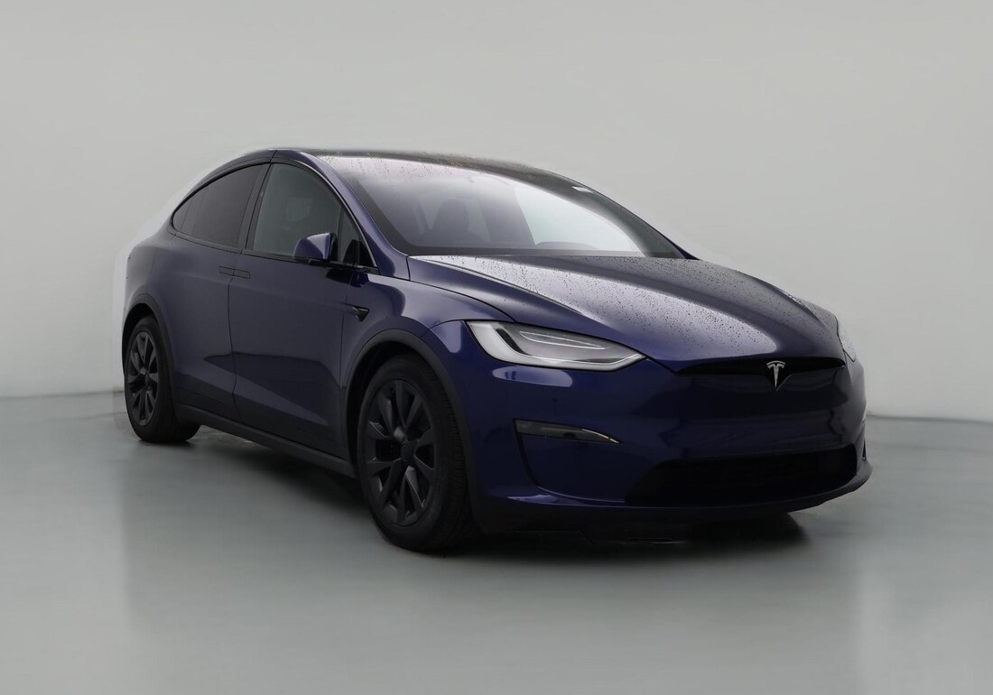 2022 Tesla Model X Long Range in Blue — CarMax photo